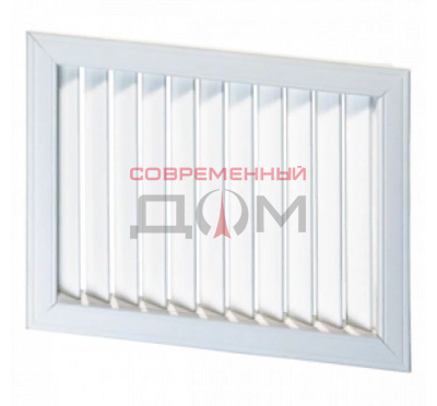 Решетка радиаторная НВН 350 х 300 бел.